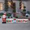 9ft. Airblown® Inflatable Merry Christmas Sign with Santa